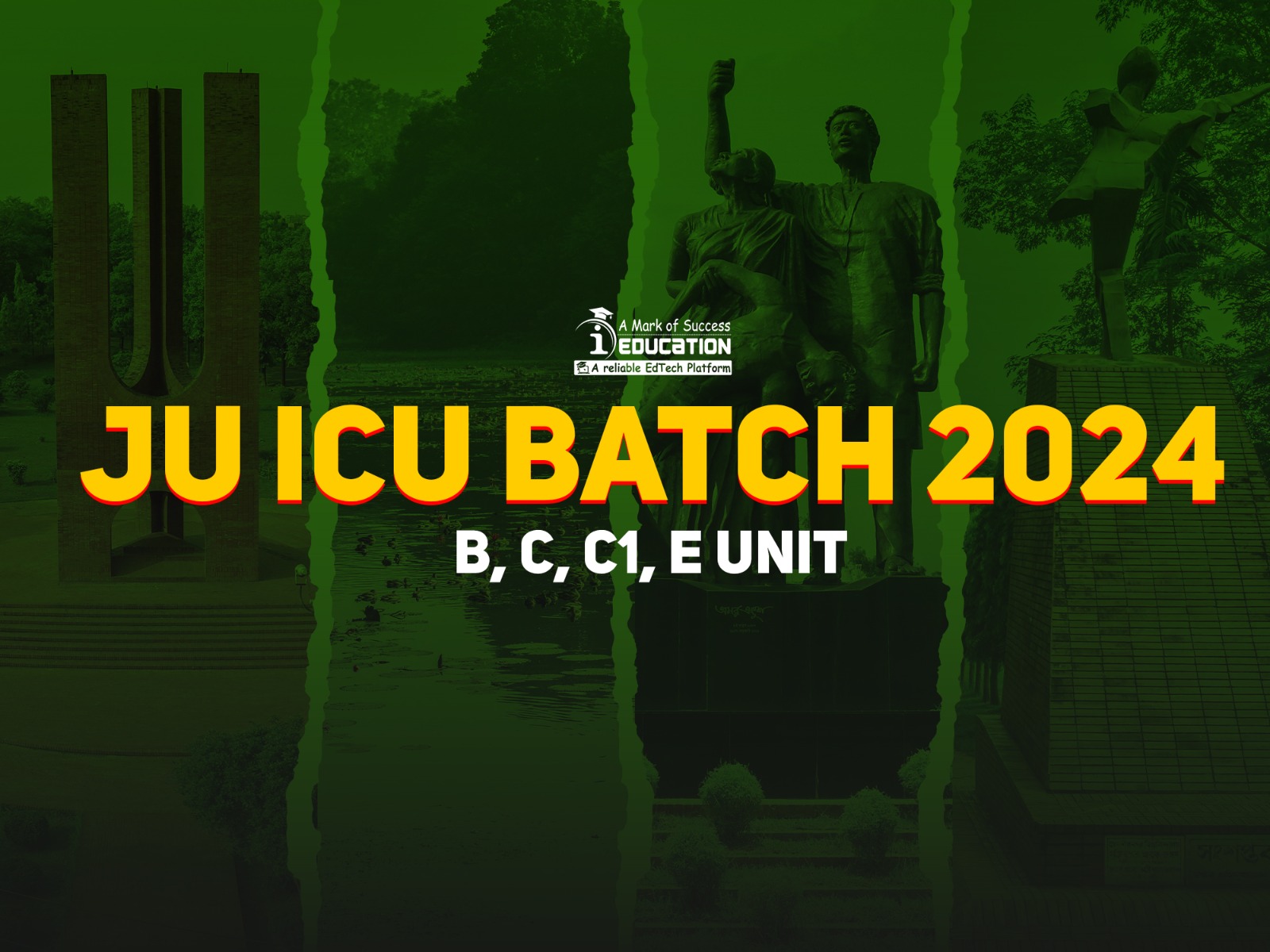 JU ICU Batch 2024 (JU B,C,C1,E,F,I + CU C)